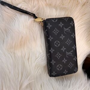 Monogram Wristlet